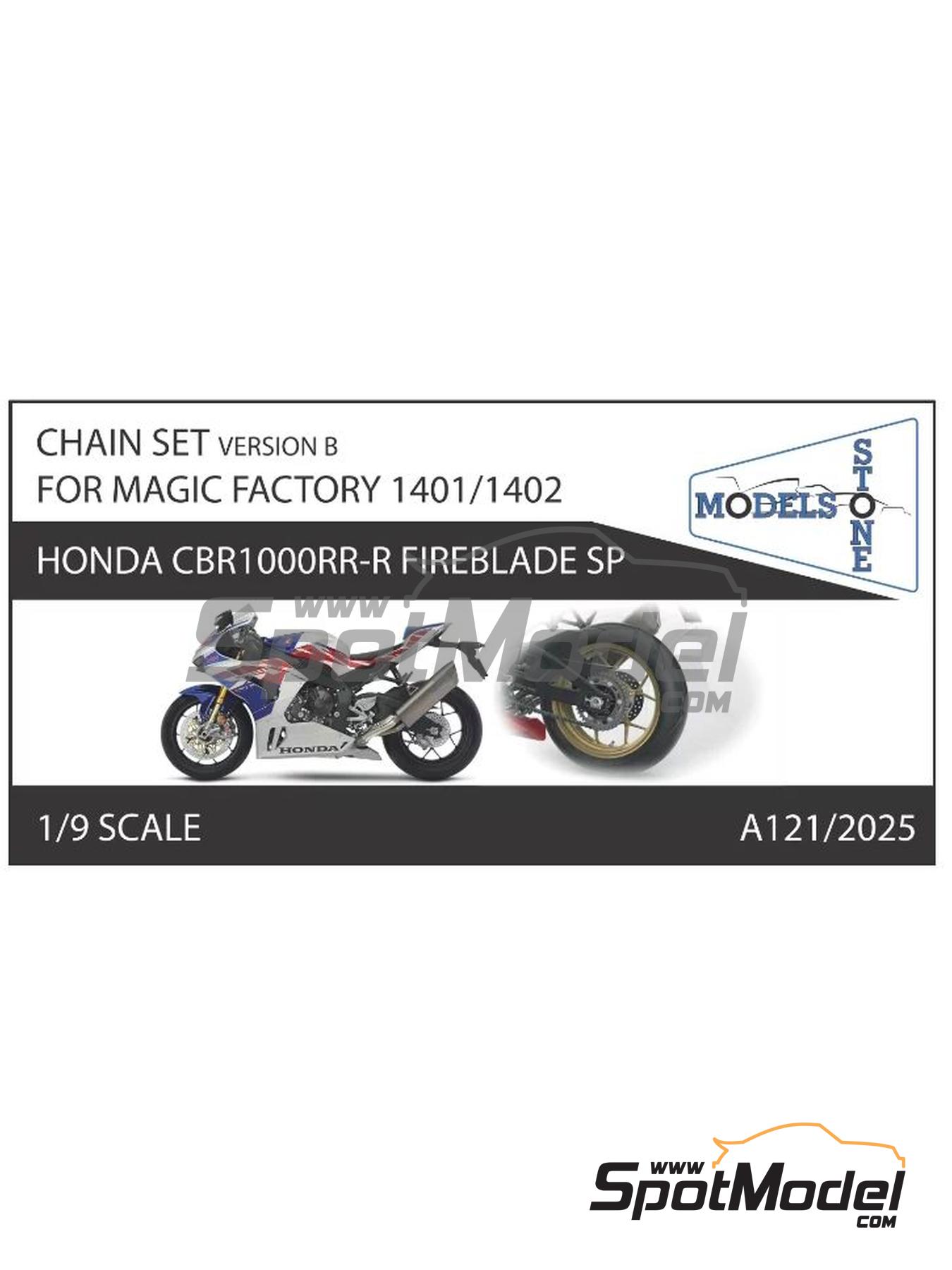 Stone Models A121/2025: Chain set 1/9 scale - Honda CBR1000RR-R